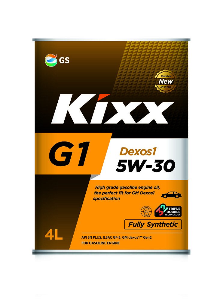 Моторное масло Kixx G1 Dexos1 5W30 синтетическое 4л
