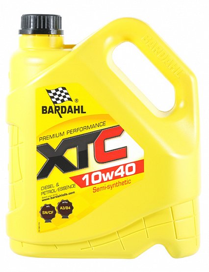Моторное масло Bardahl XTC 10W40 полусинтетическое 4л