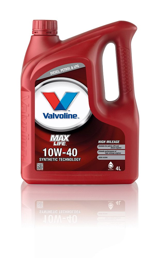 Моторное масло Valvoline MaxLife 10W40 полусинтетическое 4л
