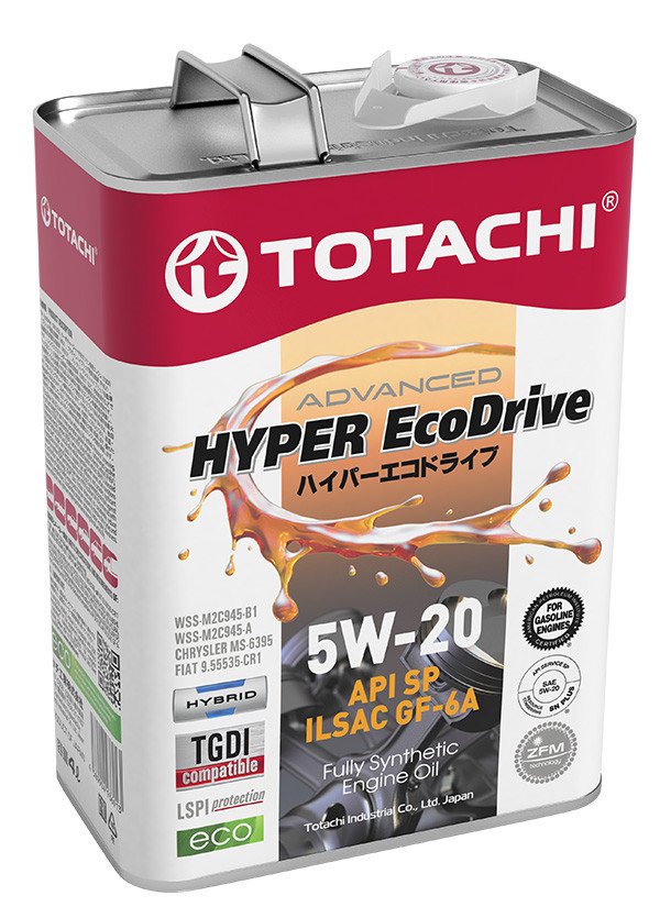 Моторное масло Totachi Hyper EcoDrive SP/GF-6A 5W20 синтетическое 4л