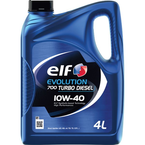 Моторное масло Elf Evolution 700 Turbo Diesel 10W40 полусинтетическое 4л