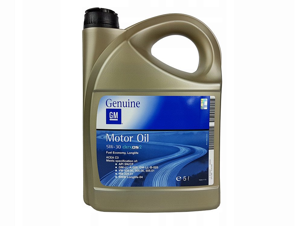 Моторное масло GM Dexos2 Longlife 1942002/93165556 5W30 синтетическое 4л
