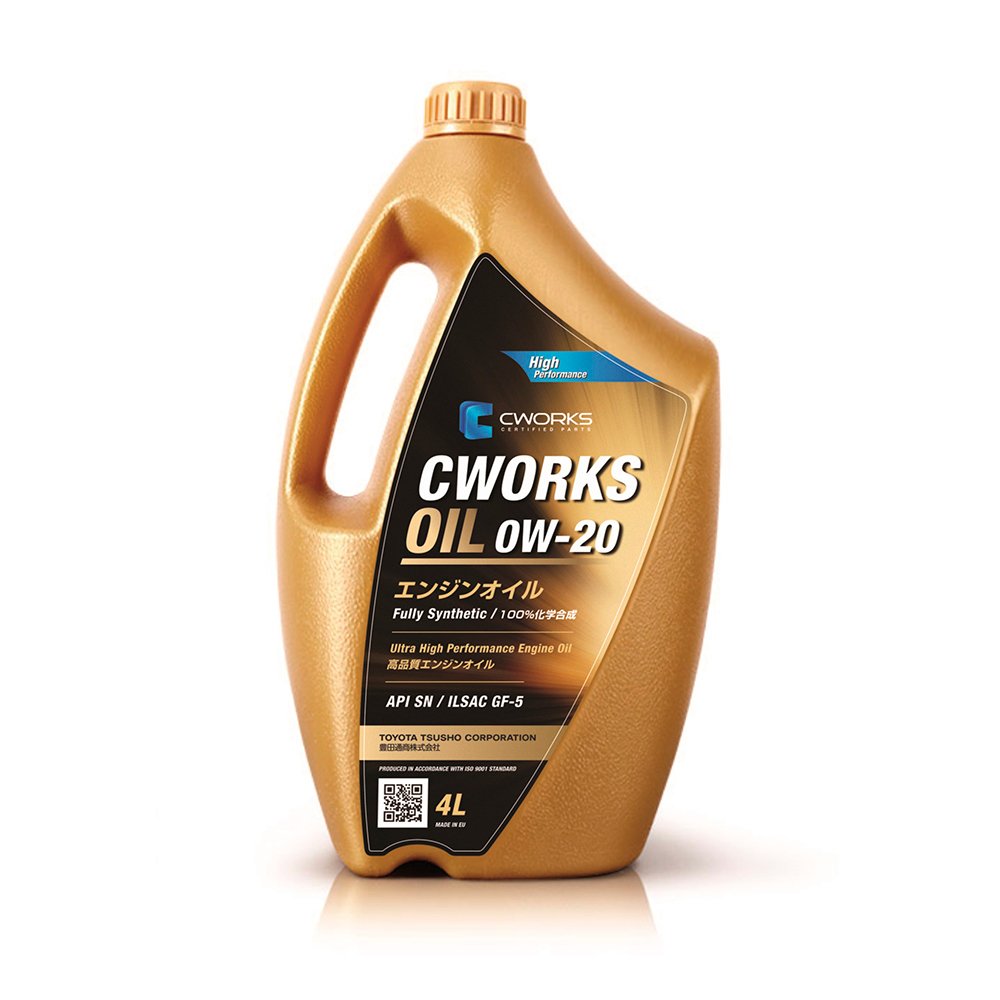 Моторное масло Cworks Oil 0W20 синтетическое 4л