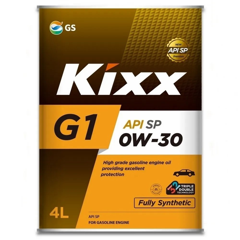 Моторное масло Kixx G1 SP 0W30 синтетическое 4л