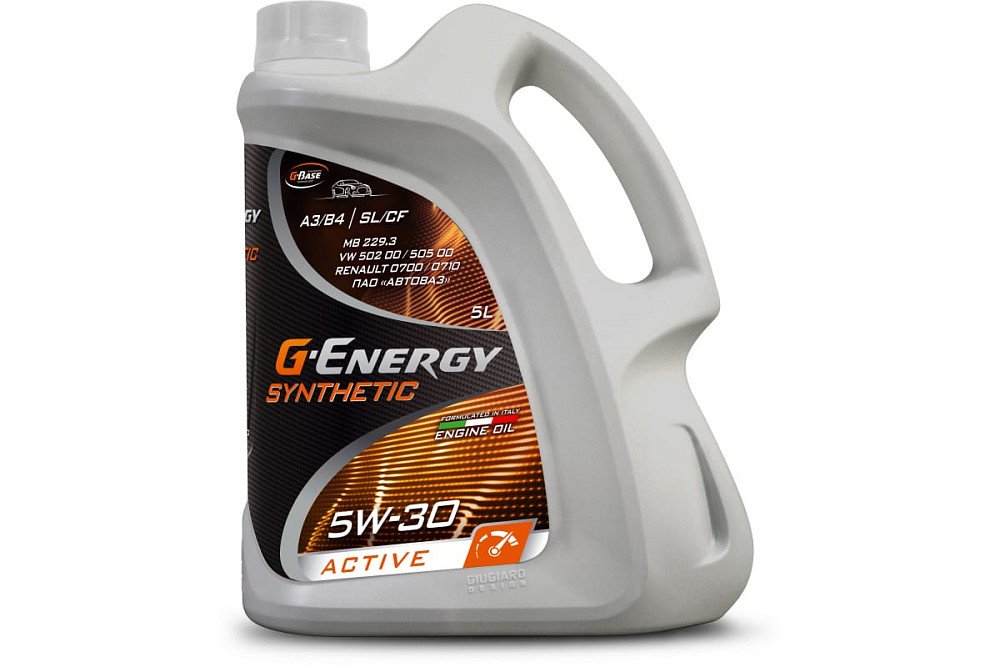 Моторное масло G-Energy Synthetic Active 5W30 синтетическое 5л