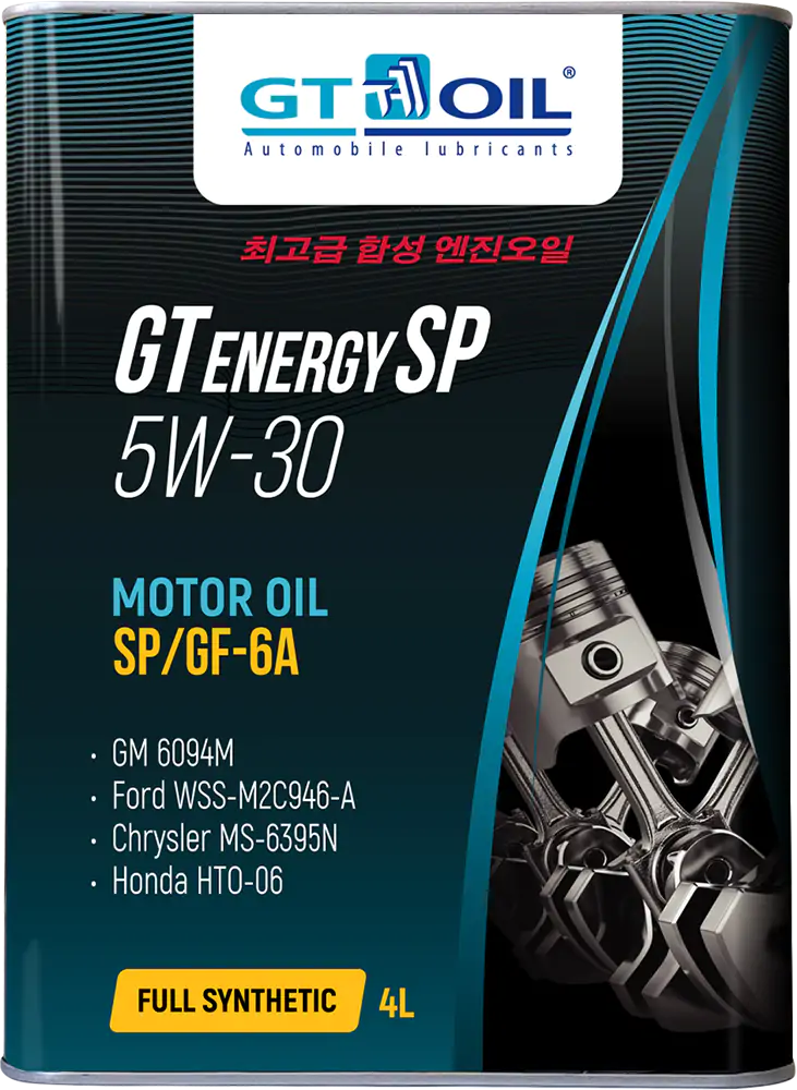 Моторное масло GT Oil GT Energy SP SP/GF-6A 5W30 синтетическое 4л