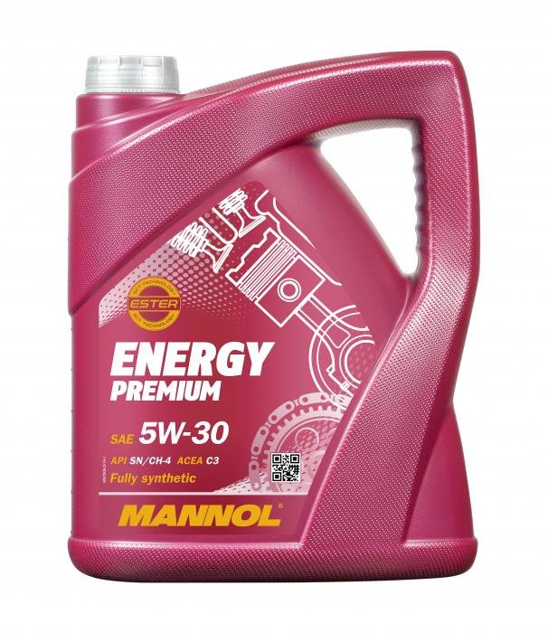 Моторное масло Mannol Energy Premium 5W30 синтетическое 5л
