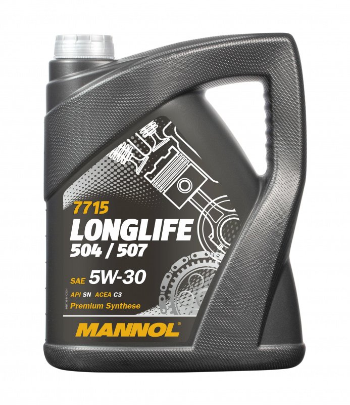 Моторное масло Mannol Longlife 504/507 5W30 синтетическое 5л