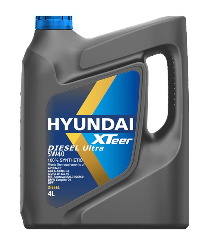 Моторное масло Hyundai XTeer Diesel Ultra 5W40 синтетическое 4л