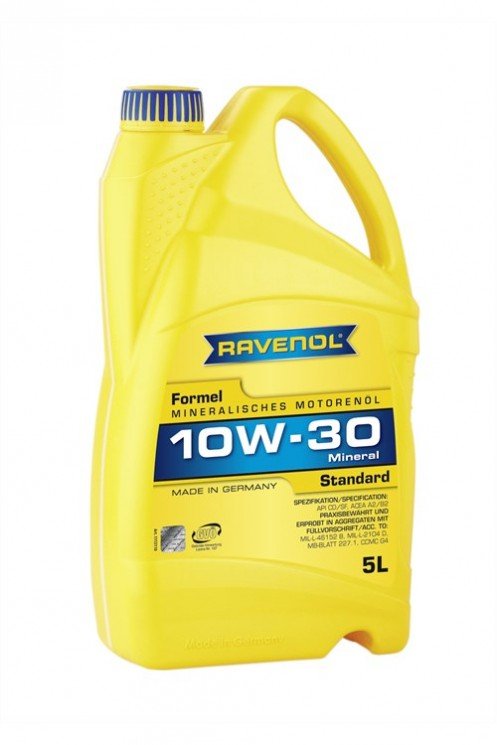 Моторное масло Ravenol Formel Standard 10W30 минеральное 5л