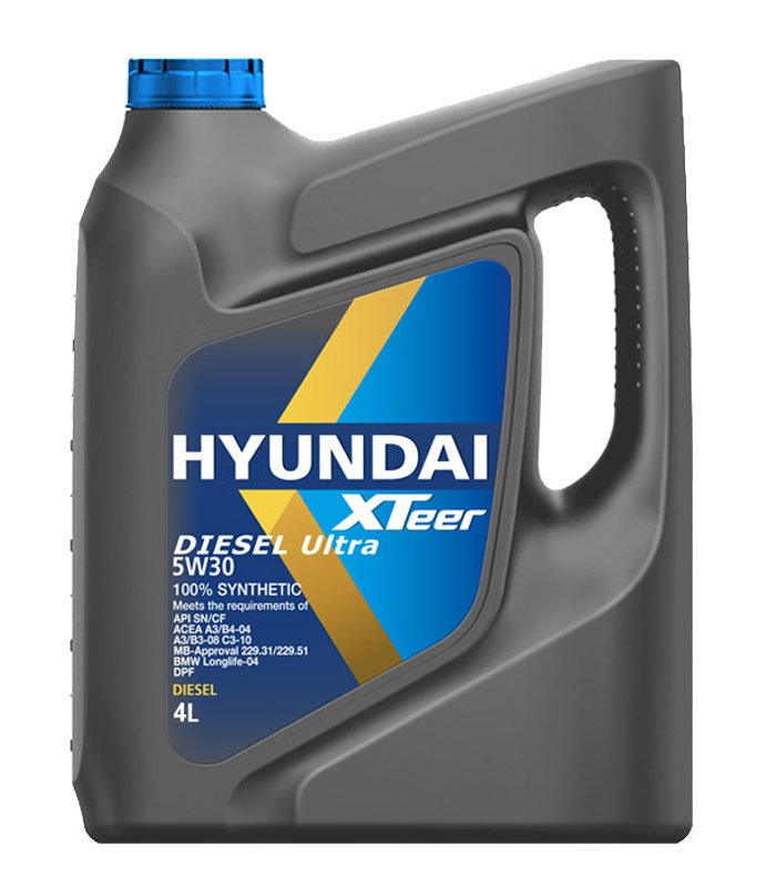 Моторное масло Hyundai XTeer Diesel Ultra 5W30 синтетическое 4л