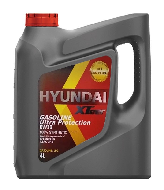 Моторное масло Hyundai XTeer Gasoline Ultra Protection 0W30 синтетическое 4л