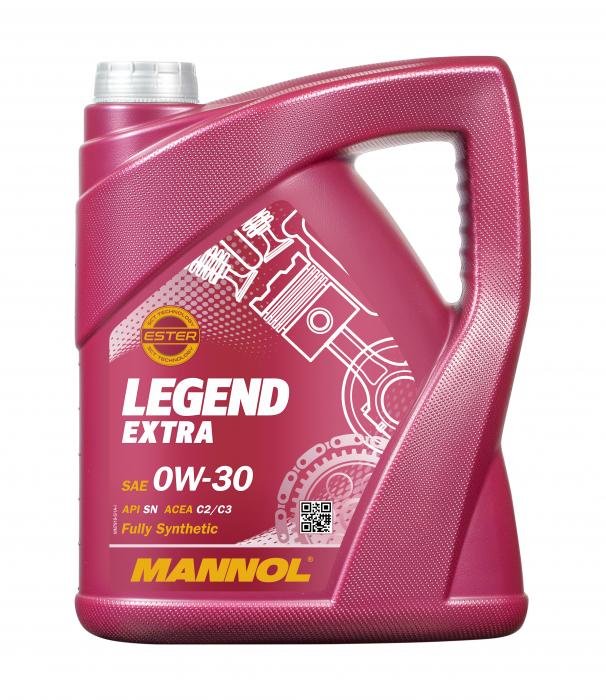 Моторное масло Mannol Legend Extra 0W30 синтетическое 5л