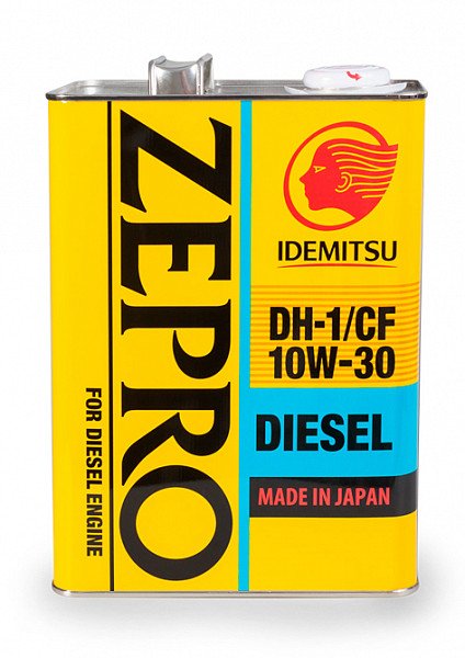 Моторное масло Idemitsu Zepro Diesel DH-1/CF 10W30 полусинтетическое 4л