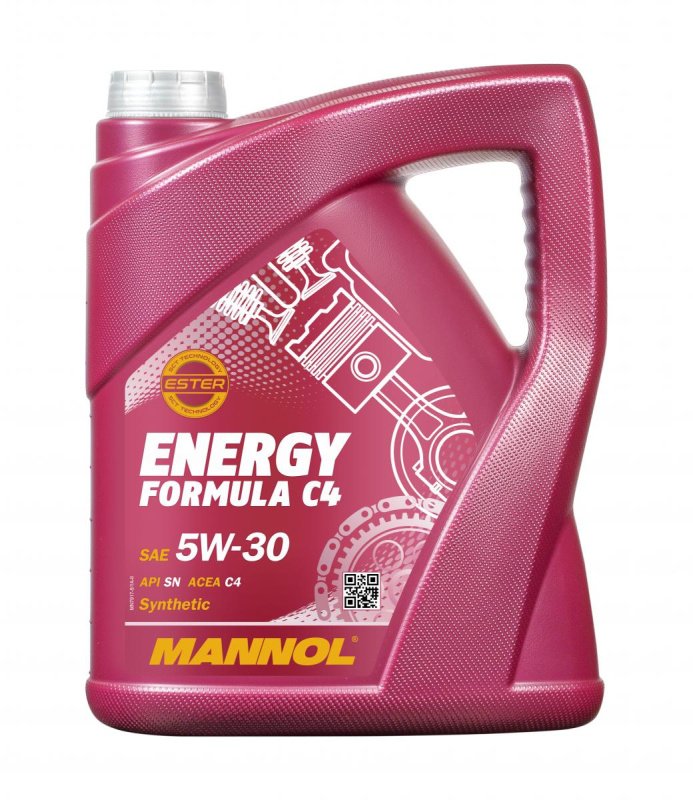Моторное масло Mannol Energy Formula C4 5W30 синтетическое 5л
