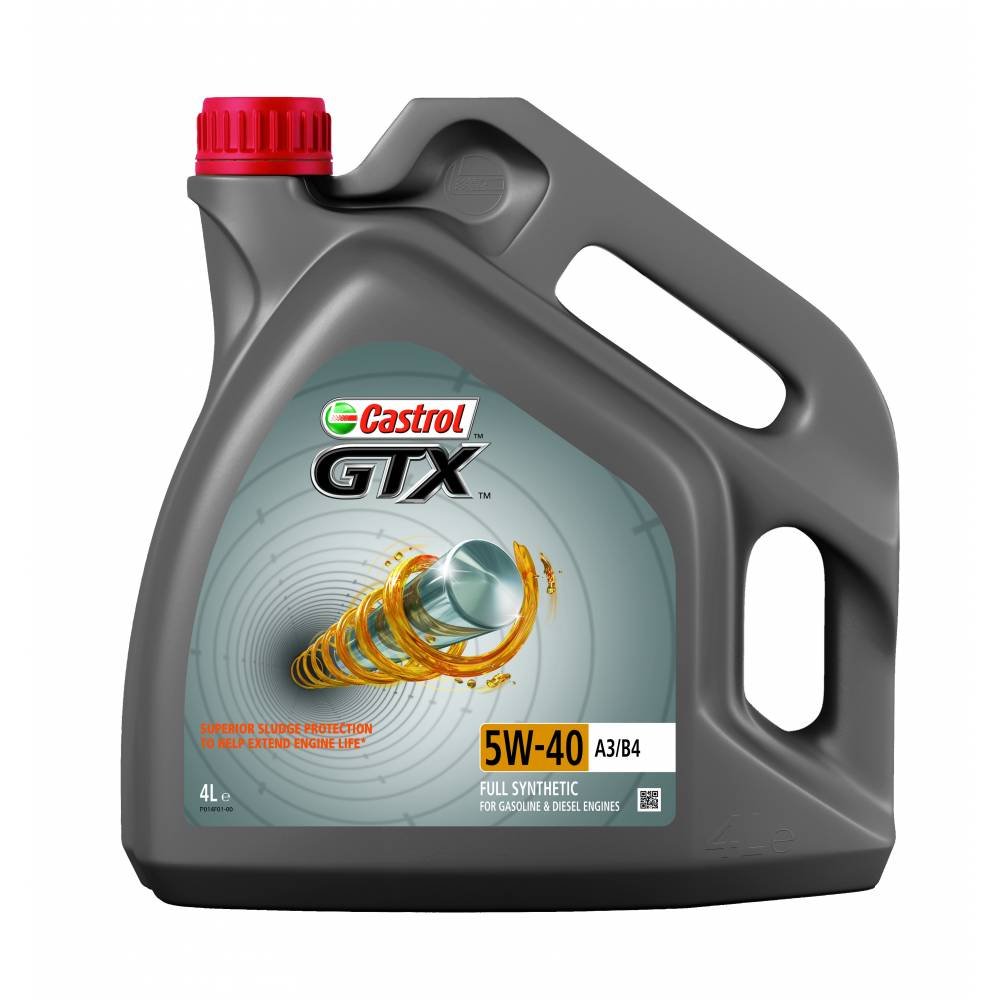 Моторное масло Castrol GTX A3/B4 5W40 синтетическое 4л