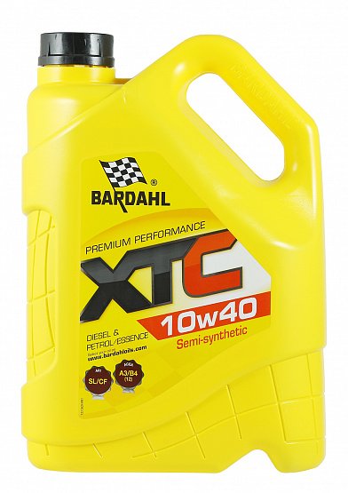 Моторное масло Bardahl XTC 10W40 полусинтетическое 5л