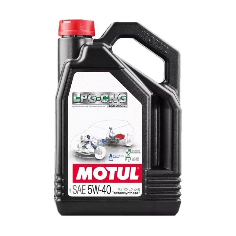 Моторное масло Motul LPG-CNG 5W40 полусинтетическое 4л
