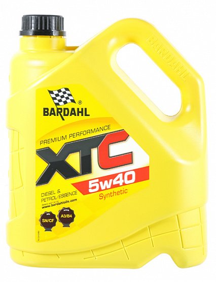Моторное масло Bardahl XTC 5W40 синтетическое 4л
