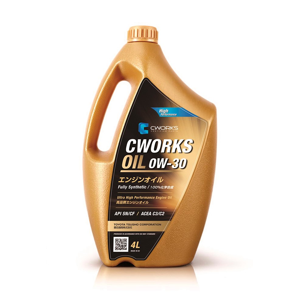Моторное масло Cworks Oil C3 0W30 синтетическое 4л
