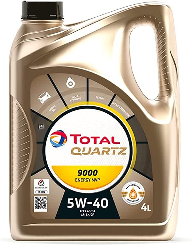 Моторное масло Total Quartz 9000 Energy MVP 5W40 синтетическое 4л