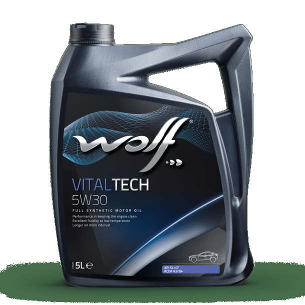 Моторное масло Wolf VitalTech 5W30 синтетическое 5л