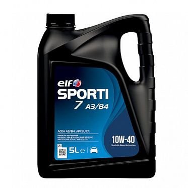 Моторное масло Elf Sporti 7 A3/B4 10W40 полусинтетическое 5л