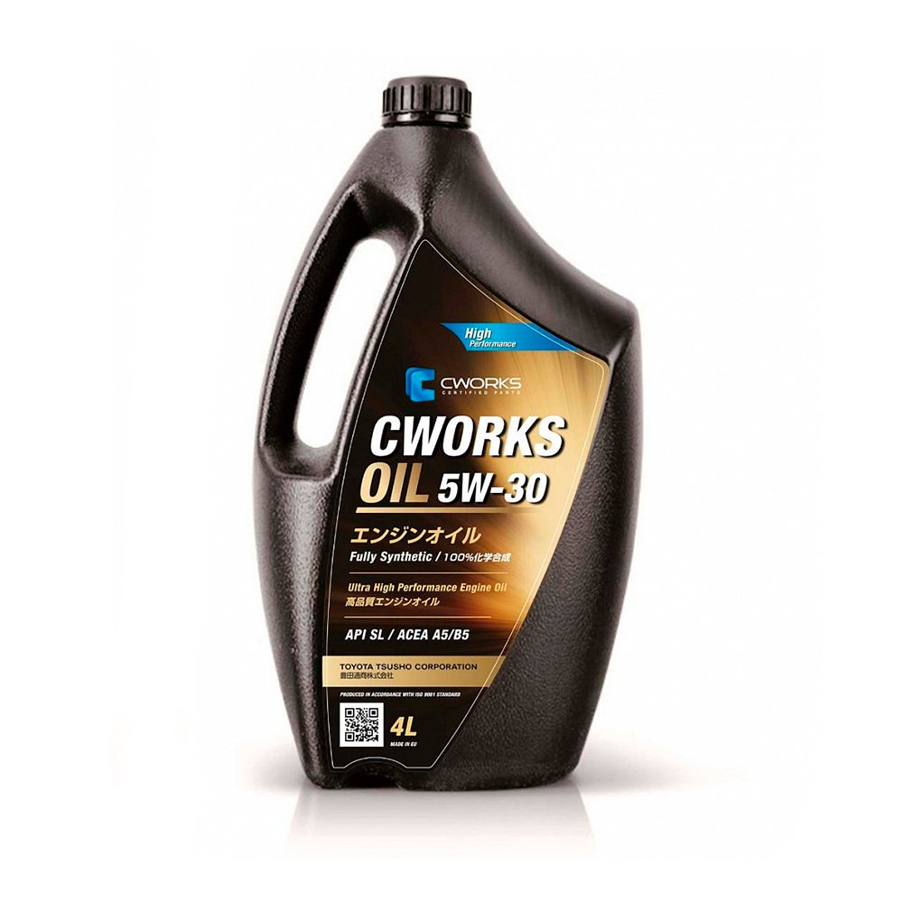 Моторное масло Cworks Oil A5/B5 5W30 синтетическое 4л