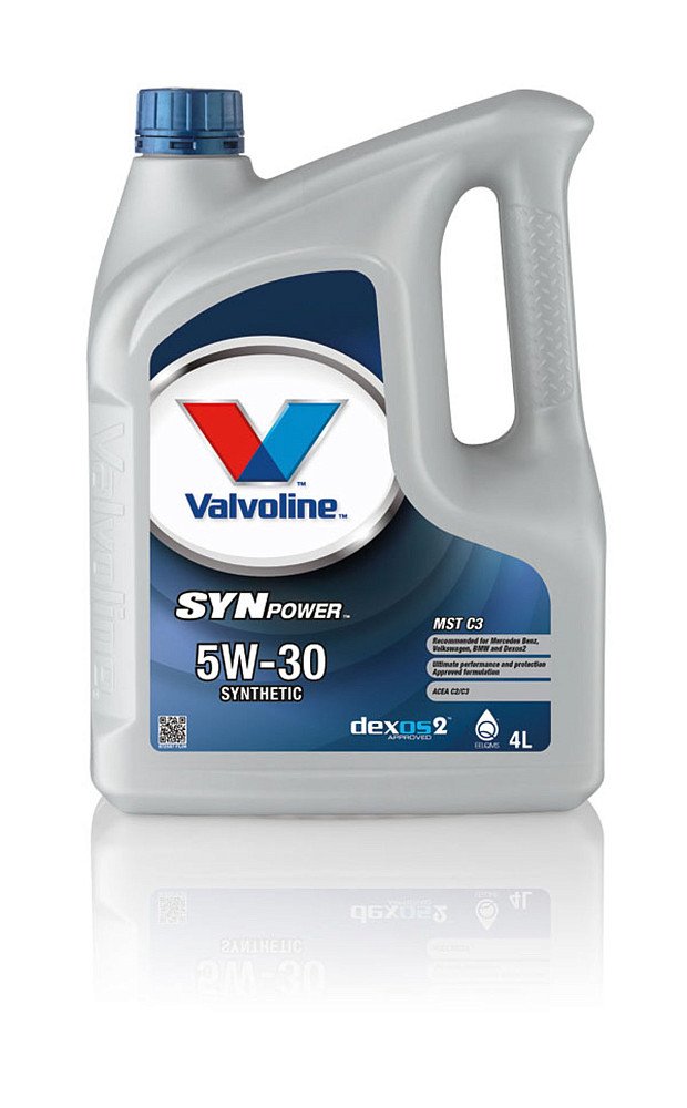 Моторное масло Valvoline SynPower MST C3 5W30 синтетическое 4л