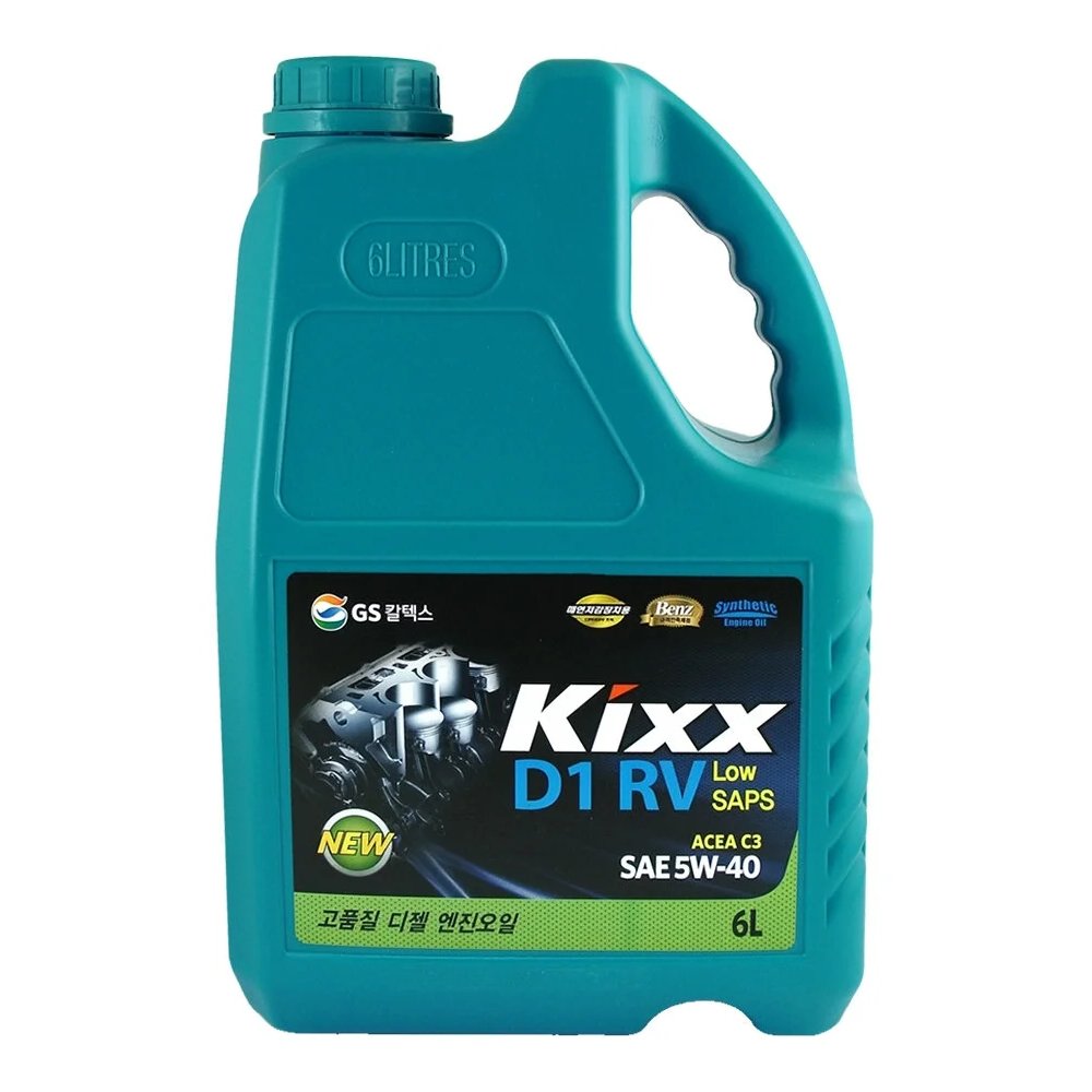 Моторное масло Kixx D1 RV 5W40 синтетическое 6л