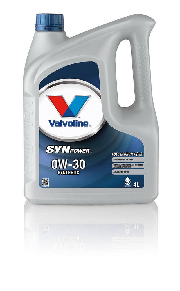 Моторное масло Valvoline SynPower FE 0W30 синтетическое 4л
