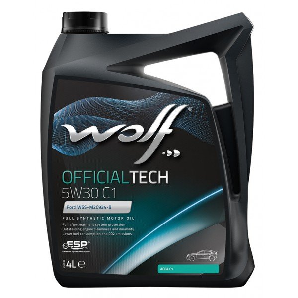 Моторное масло Wolf OfficialTech C1 5W30 синтетическое 4л