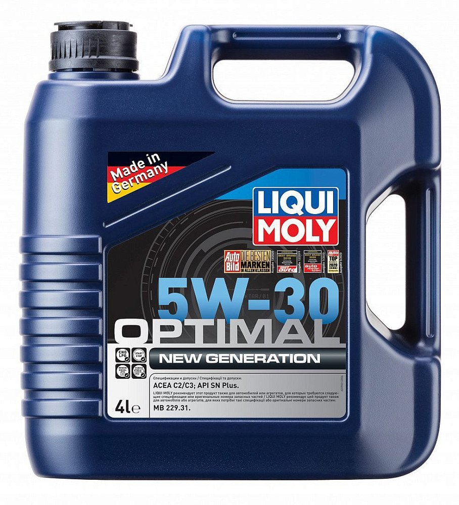 Моторное масло Liqui Moly Optimal New Generation 5W30 синтетическое 4л