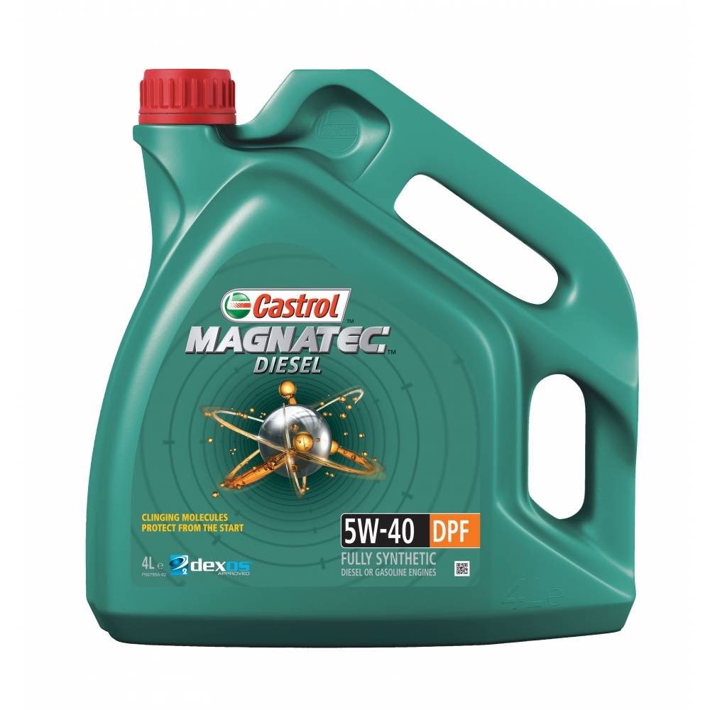Моторное масло Castrol Magnatec Diesel DPF 5W40 синтетическое 4л