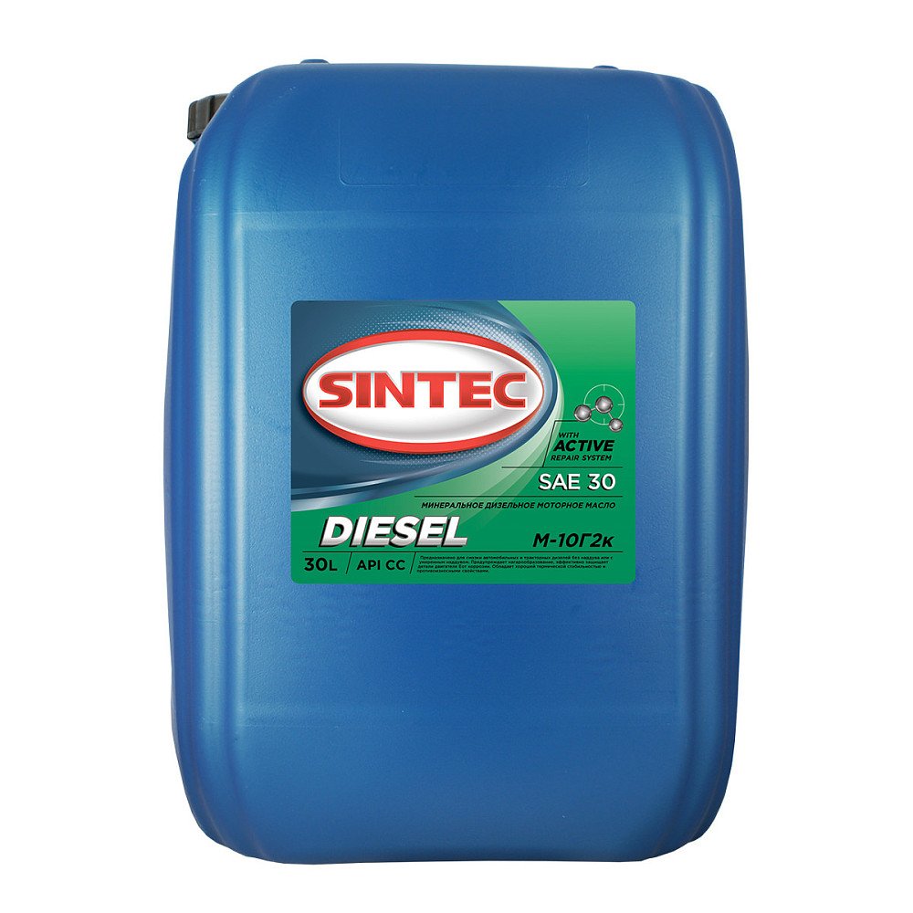 Моторное масло Sintec Diesel М-10Г2к минеральное 30л