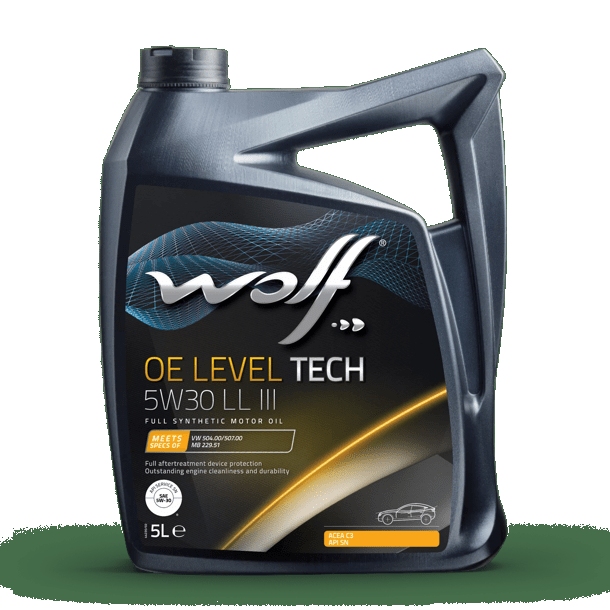 Моторное масло Wolf OE Level Tech LL III 5W30 синтетическое 5л