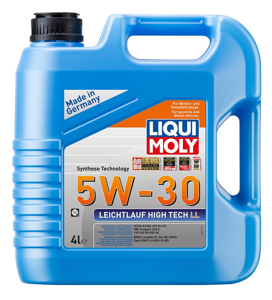 Моторное масло Liqui Moly Leichtlauf High Tech LL 5W30 синтетическое 4л