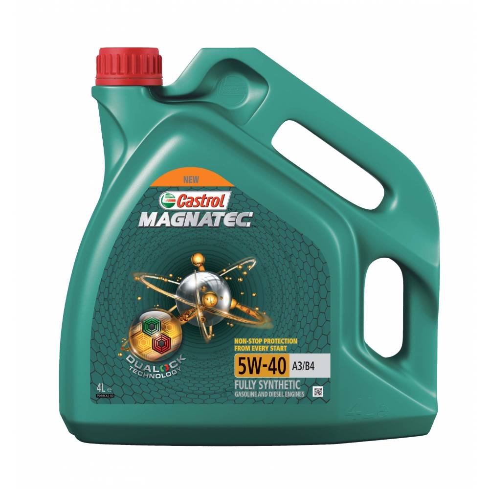 Моторное масло Castrol Magnatec A3/B4 Dualock 5W40 синтетическое 4л