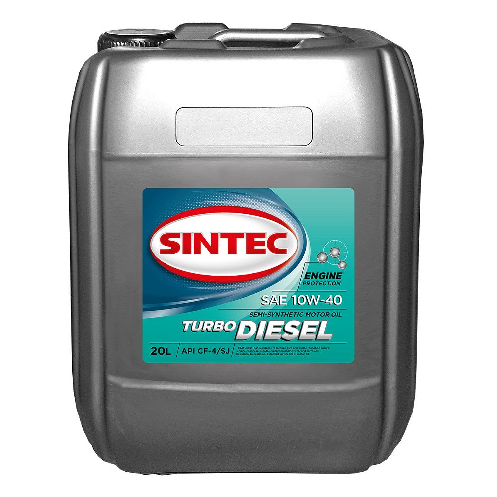 Моторное масло Sintec Turbo Diesel 10W40  полусинтетическое 20л