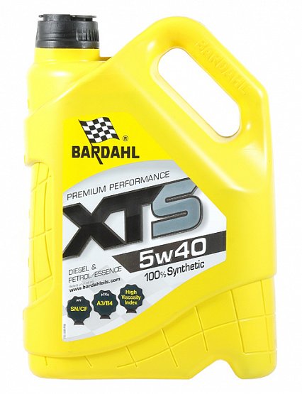 Моторное масло Bardahl XTS 5W40 синтетическое 5л