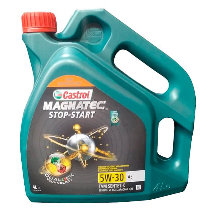 Моторное масло Castrol Magnatec Stop-Start A5 Dualock 5W30 синтетическое 4л
