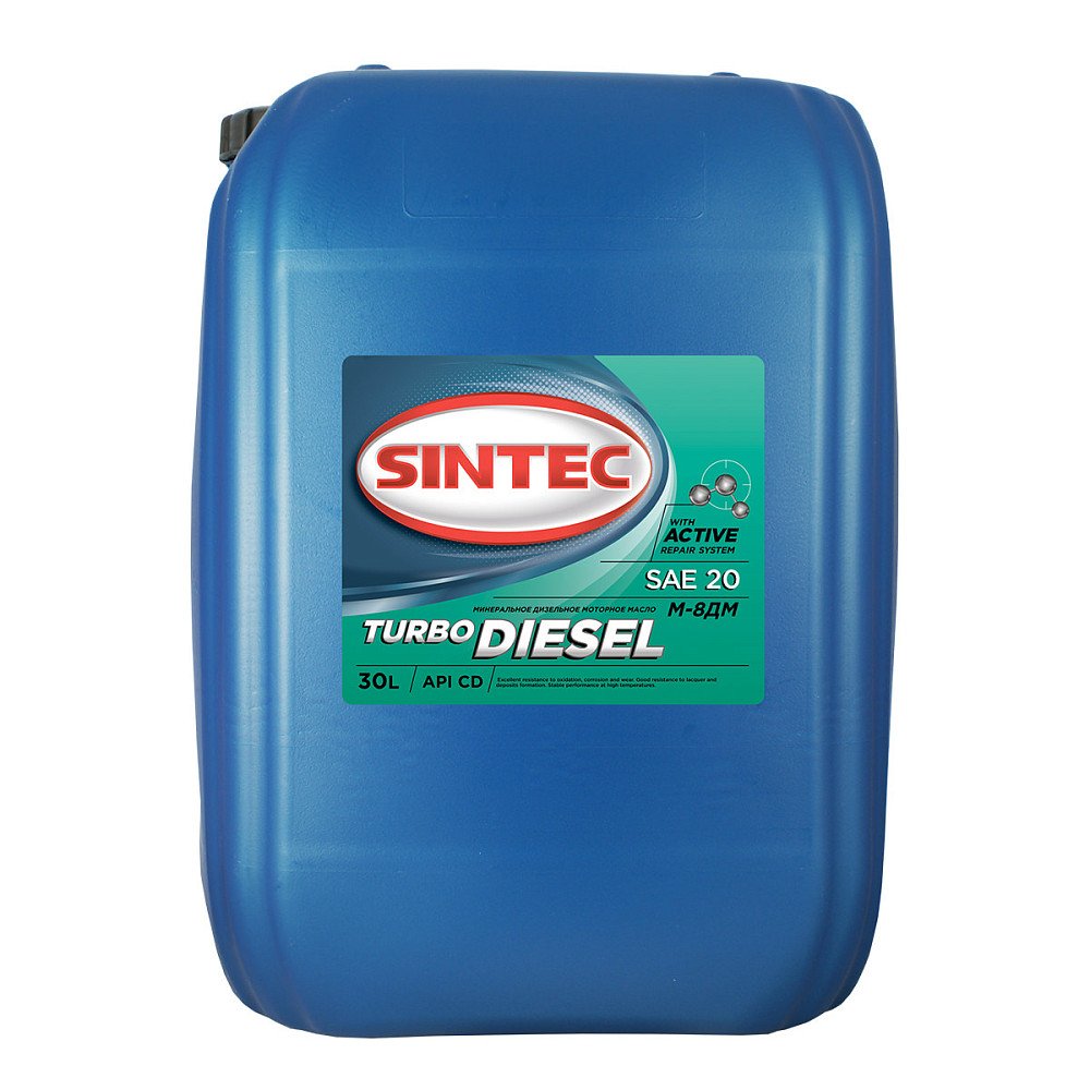 Моторное масло Sintec Turbo Diesel М-8ДМ минеральное 30л