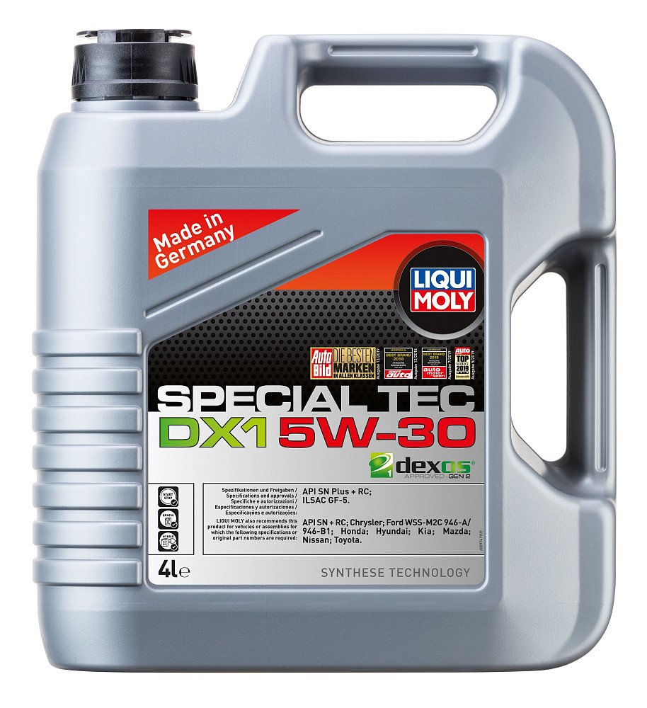 Моторное масло Liqui Moly Special Tec DX1 5W30 синтетическое 4л