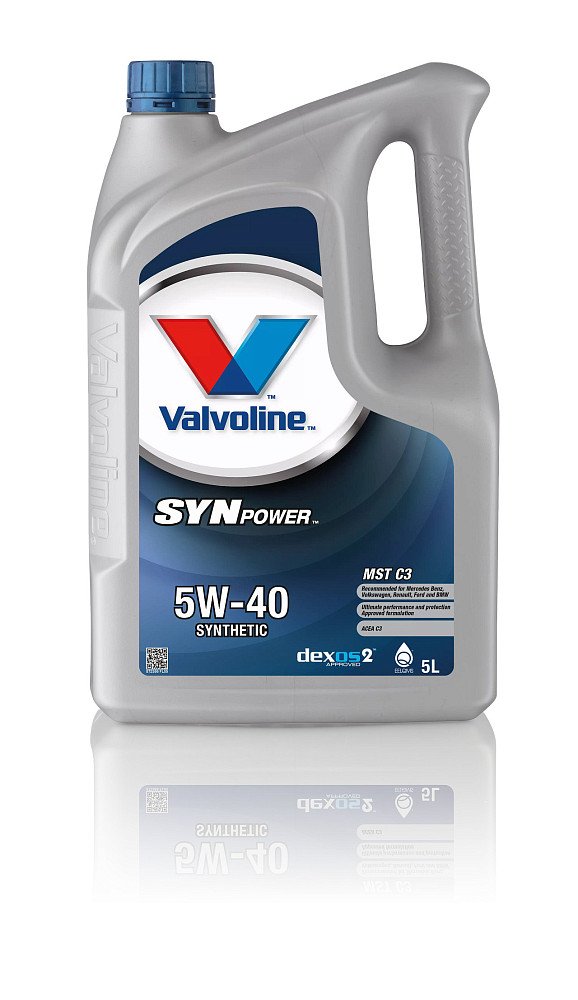 Моторное масло Valvoline SynPower MST C3 5W40 синтетическое 5л