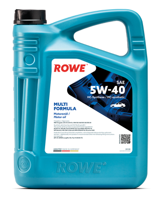 Моторное масло Rowe Multi Formula 5W40 синтетическое 5л