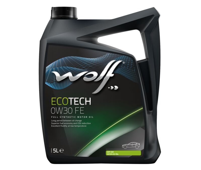 Моторное масло Wolf EcoTech FE 0W30 синтетическое 5л