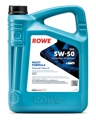 Моторное масло Rowe Multi Formula 5W50 синтетическое 5л