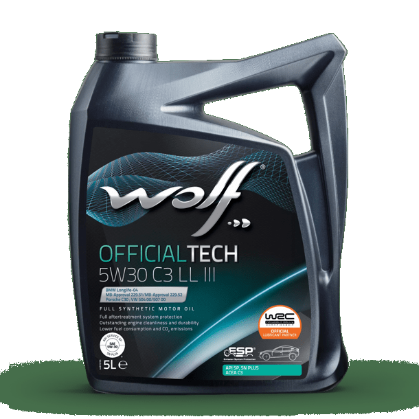Моторное масло Wolf OfficialTech C3 LL III 5W30 синтетическое 5л