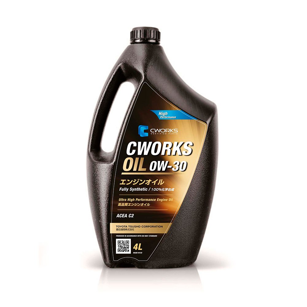 Моторное масло Cworks Oil C2 0W30 синтетическое 4л