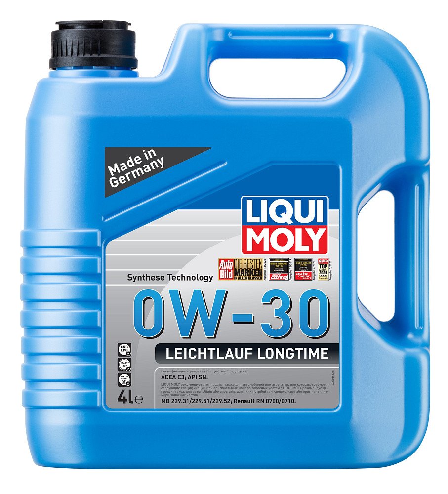 Моторное масло Liqui Moly Leichtlauf Longtime 0W30 синтетическое 4л